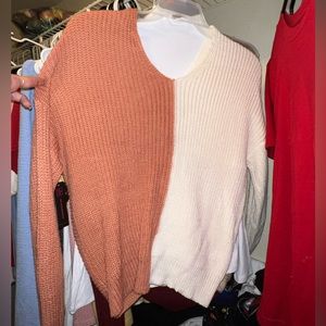 Split sweater
